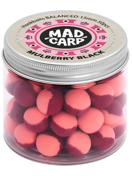 Бойлы насадочные Mad Carp Baits Balanced MULBERRY BLACK (Шелковица) 15мм