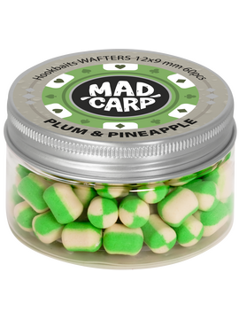 Вафтерсы Mad Carp Baits PLUM & PINNEAPPLE (Слива и Ананас) Wafters, Диаметр: 12 х 9 мм