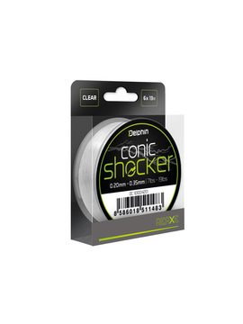 Шок-лидер конусный Delphin Conic SHOCKER REAXE / 6x13 m / 0.22 - 0.40mm