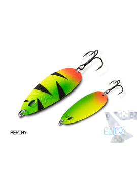 Блесна колеблющаяся DELPHIN ELIPZ FullSCALE Hook №2 / 7.5cm / 12g - PERCHY