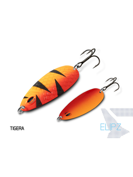 Блесна колеблющаяся DELPHIN ELIPZ FullSCALE Hook №2 / 7.5cm / 12g - TIGERA