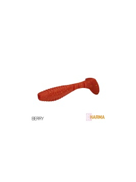 Виброхвост DELPHIN KARMA UVs / 10cm / BERRY - 5шт.