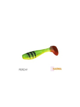 Виброхвост DELPHIN KARMA UVs / 10cm / PERCHY - 5шт.