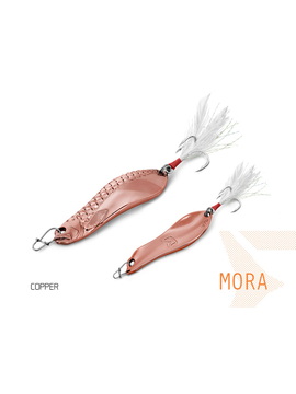Блесна колеблющаяся DELPHIN MORA Hook №4 / 7.3cm / 30g - COPPER