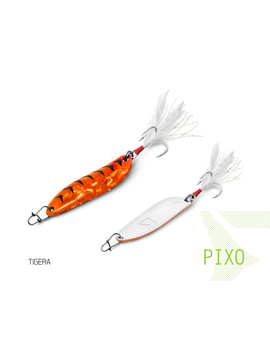 Блесна колеблющаяся DELPHIN PIXO Hook №6 / 5.6cm / 10g - TIGERA