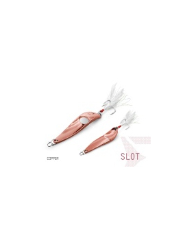 Блесна колеблющаяся DELPHIN SLOT Hook №4 / 7cm / 15g - COPPER