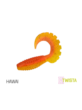 Твистер DELPHIN TWISTA UVs / 10cm / HAWAI - 5шт.
