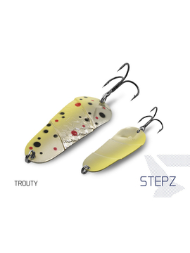 Блесна колеблющаяся DELPHIN STEPZ StripSCALE Hook №2 / 7cm / 10g - TROUTY