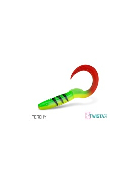 Твистер DELPHIN TWISTA-X Eeltail UVs / 6cm / PERCHY - 5шт.