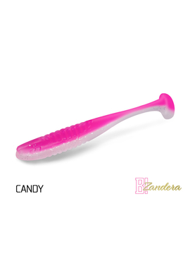 Виброхвост плавающий DELPHIN ZANDERA FlexiFLOAT UVs / 12cm / CANDY - 5шт.