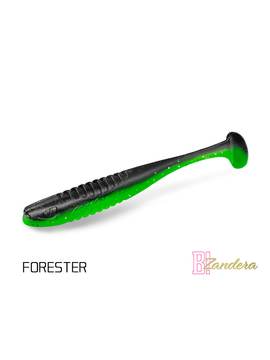Виброхвост плавающий DELPHIN ZANDERA FlexiFLOAT UVs / 12cm / FORESTER - 5шт.
