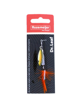 Блесна вращающаяся ROZEMEIJER DR. LEAF - №3 / 8g - Hot Pike