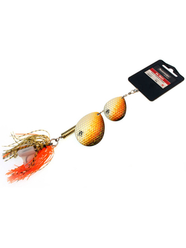 Блесна вращающаяся ROZEMEIJER DR. SKIRT TANDEM - №5 & 7 / 32g - Hot Pike