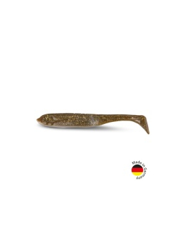 Виброхвост IRON CLAW Moby Softbaits SLIM JIM UV Non Toxic / 13cm / Motoroil Pearl