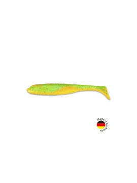 Виброхвост IRON CLAW Moby Softbaits SLIM JIM UV Non Toxic / 7cm / Real Fire Tiger - 2шт.