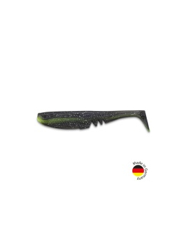 Виброхвост IRON CLAW Moby Softbaits RACKER SHAD UV Non Toxic / 7cm / Innercore Chartreuse - 2шт.