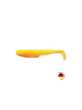 Виброхвост IRON CLAW Moby Softbaits RACKER SHAD UV Non Toxic / 17cm / Fire Tiger