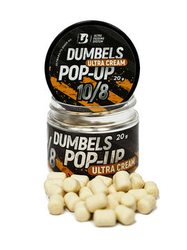 Дамбелсы насадочные плавающие ULTRABAITS Fluro Pop Ups Dumbells Ultra Cream (Ультра Крем)