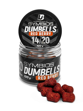 Дамбелсы насадочные тонущие ULTRABAITS SYMBIOS Dumbells RED BERRY (Красные Ягоды)