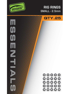 Колечки стальные FOX Essentials Rig Rings, Диаметр: 2.5 мм