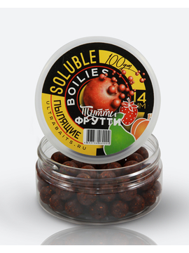 Бойлы насадочные пылящие ULTRABAITS SOLUBLE CLASSIC Tutti Frutti (Тутти Фрутти) 14мм