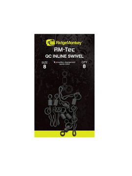 Вертлюг с быстросъемом для отстегивающегося ин-лайна Ridge Monkey Connexion Quick Change Inline Swivel