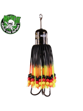 Блесна вертикальная CLONK TEASER THE ORIGINAL Treble Hook №3/0 - 200g - BLACK