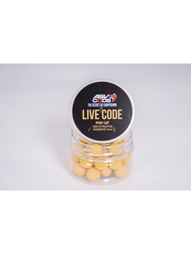 Плавающие бойлы ASV CODE Pop-Up Live Code (Лайвкод), Диаметр: 13 мм