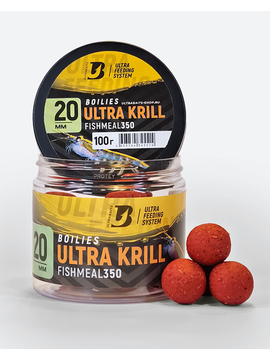 Бойлы насадочные ULTRABAITS FISHMEAL 350 Ultra Krill (Криль), Диаметр: 20 мм
