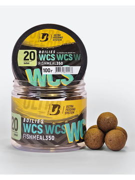 Бойлы насадочные ULTRABAITS FISHMEAL 350 WCS (Wild Carp Special), Диаметр: 20 мм