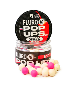 Бойлы плавающие ULTRABAITS Fluro Pop Ups Spices (Специи), Диаметр: 10 мм