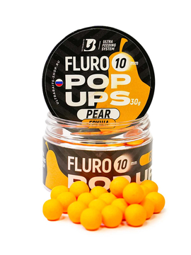 Бойлы плавающие ULTRABAITS Fluro Pop Ups Dushess Pear (Груша Дюшес), Диаметр: 10 мм