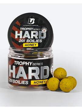 Бойлы насадочные тонущие ULTRABAITS HARD TROPHY Honey (Мед) 20 мм