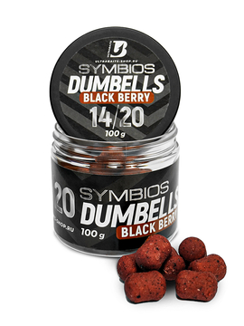 Дамбелсы насадочные тонущие ULTRABAITS SYMBIOS Dumbells BLACK BERRY (Черные Ягоды)