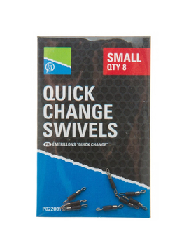 Быстросъёмы PRESTON Quick Change Swivels, Размер: Small