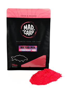 Метод микс MAD CARP Baits STRAWBERRY JUlCE (Клубника)