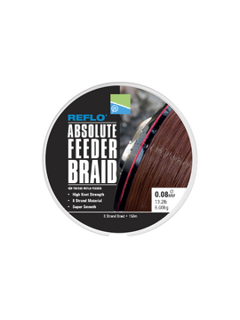 Шнур плетеный PRESTON Reflo Absolute Feeder Braid, Диаметр: 0,08 мм
