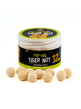 Бойлы плавающие Carptoday Baits Pop Ups Tiger Nut (Тигровый Орех) 12 мм, Диаметр: 12 мм, Вкус: Тигровый Орех