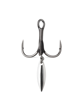Крючок тройной с лепестком VMC 7548BD BN (черн. никель) №06 (2шт)