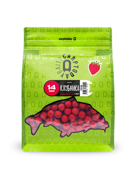 Бойлы Carptoday Baits Strawberry (Клубника) 1кг 14 мм, Диаметр: 14 мм, Вкус: Клубника