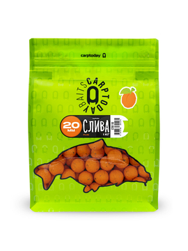 Бойлы Carptoday Baits Plum (Слива) 1кг 20 мм, Диаметр: 20 мм, Вкус: Слива