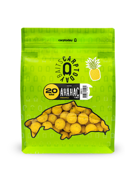 Бойлы Carptoday Baits Pineapple (Ананас) 1кг 20мм, Диаметр: 20 мм, Вкус: Ананас
