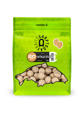 Бойлы Carptoday Baits Tiger Nut (Тигровый Орех) 1кг 20 мм, Диаметр: 20 мм, Вкус: Тигровый Орех