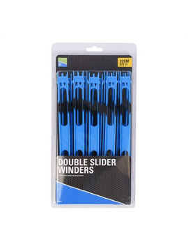 Мотовила PRESTON Double Slider Winders Blue, Длина: 22 см, Цвет: Голубой