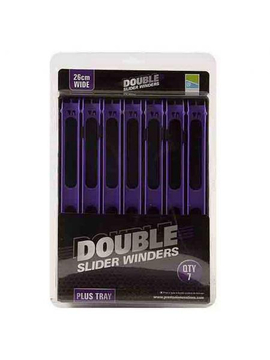 Мотовила PRESTON Double Slider Winders In a Tray Purple, Длина: 26 см, Цвет: Фиолетовый Темный