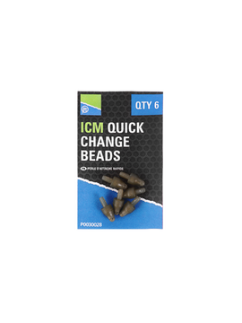 PRESTON Коннектор для кормушек ICM IN-LINE QUICK CHANGE BEAD / 6шт.