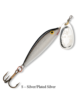 Блесна вращ. BLUE FOX Vibrax Minnow Spin 5 /S (7гр.)
