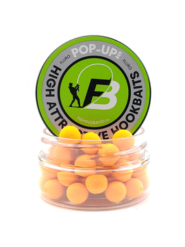 Бойлы плавающие Pop-Up Fishing Band Tangerine Мандарин 8 мм