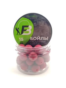 Бойлы варёные насадочные (в банке) Fishing Band Plum 15 мм 100 гр