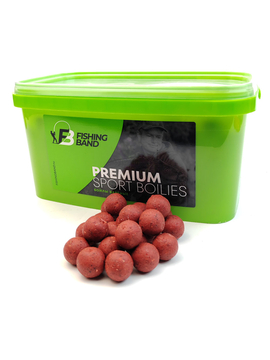 Бойлы варёные прикормочные Fishing Band Strawberry 20 мм 2 кг